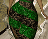 (R)Green Sparkle Dress