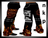 Metal Flames-pants
