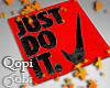 Just Do It Red Rugs