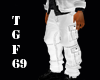 White TGF Pants