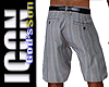 ICON  Striped Shorts