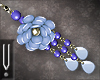 -V- Indira Earrings Blue