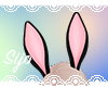 S| Bunny Ears (blk/pink)
