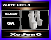 WHITE HEELS