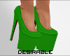 D| Green Heels