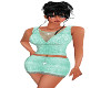 Spring Teal & White