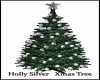 Holly Silver Xmas Tree