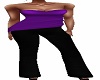 purple top w/ black pant