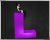 g3 Purple 3D Letter L