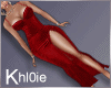 K Red Velvet gown