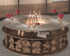 ! Glam Table Fireplace