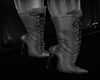 gothic stripe boots