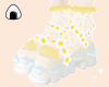 flower clouds sandal