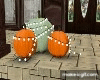 Blinking Porch Pumpkins