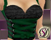 Burlesque Green Top