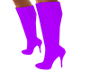 purple dress boots