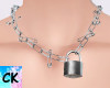 CK*Punk Padlock Necklace
