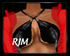 {RJM}SEXYRED BLK LEATHER