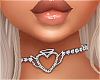 Heart Diamond Choker