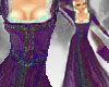 Purple Velvet Venus Gown