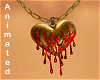 golden glitter heart ANI