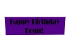 bc's Bday Banner Bonn