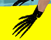 black hands claws bones
