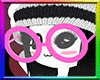 [k] Nerd Glasses Pink