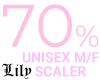 70% Full Body Scaler M/F