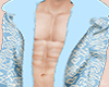 L: Winter Blue Zap Top
