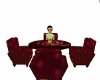 Sassy red table set