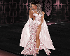 MR Pink Gliter Cape Gown