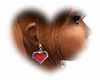 Heart Earrings Mercury