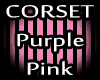 CORSET Purple Pink Lace