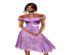 LOA Lace Lavender Dress