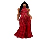 ASL Red Holiday Gown