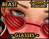 !C Red Beast Glasses