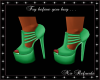 Tonya Lime Green Heels
