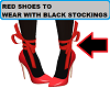 Shoes 4 sheer black stok