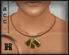 !H! Gold Triple N3cklac3