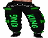 Pants king verde negro