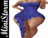 Blue Ruffle Khaki