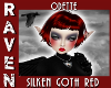Odette SILKY GOTH RED!