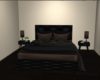 Black and Brown Bed