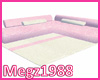 Pink/White Pose couch