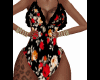 FLORAL ROSE SWIMSUIT