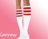 RL - White Sock - RED