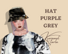 KS! HAT PURPLE GREY