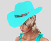 Cowgirl Aqua Hat