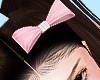 K| hair bow pink